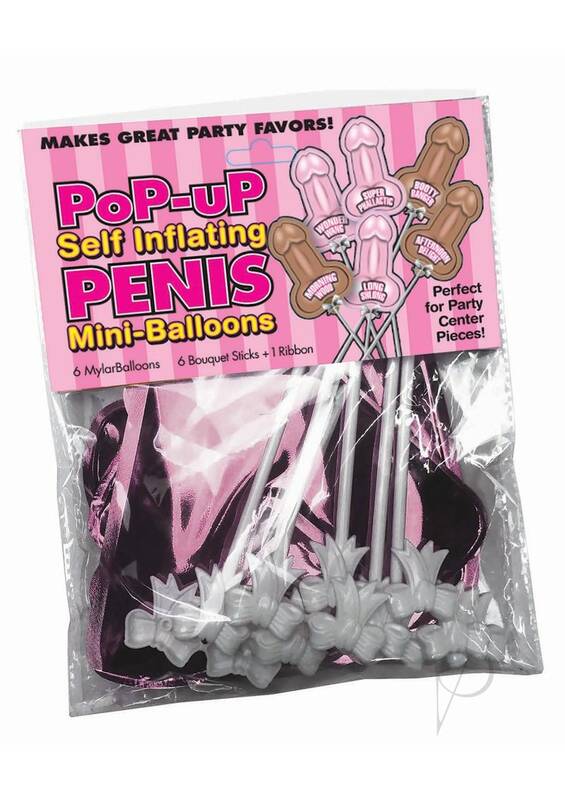 Bpn Penis Pop Up Balloons 6pk(spec)