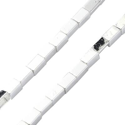 Electroplated Synthetic Non-magnetic Hematite Beads Strands