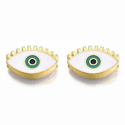 Rack Plating Alloy Enamel Pendants