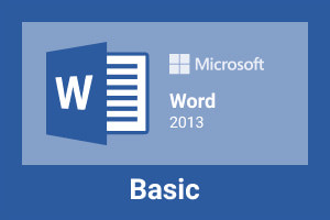 Microsoft Word 2013 Basic
