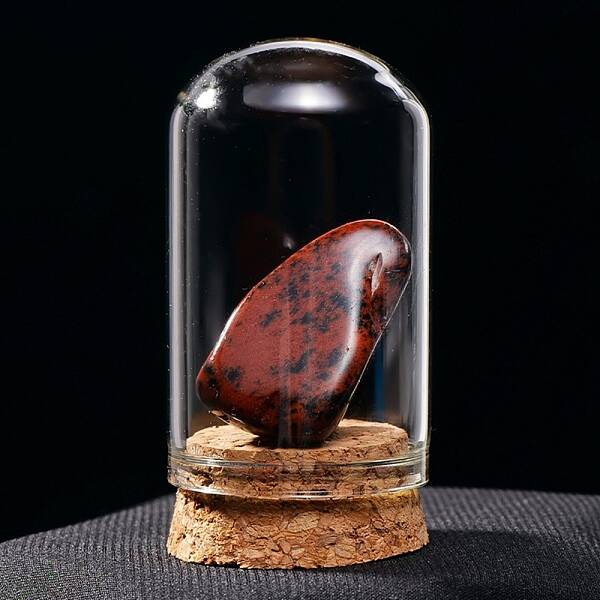 Raw Natural Mahogany Obsidian Nuggets Ornaments