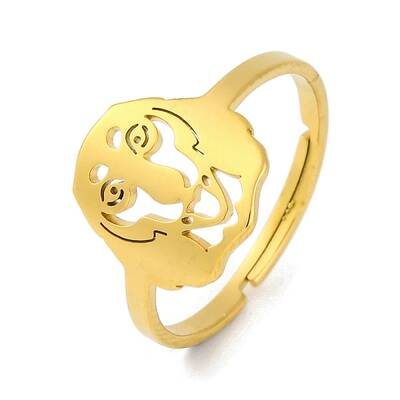 201 Stainless Steel Adjustable Ring for Women