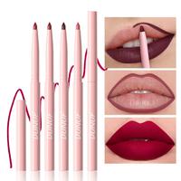 Long Lasting Lip Liner Set, 12pcs/set Waterproof Matte High Saturation Lip Liner Pencil, Easy Coloring Lip Makeup Accessories...