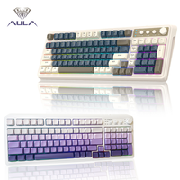 AULA S99 Key Keyboard,Tri-Mode Bluetooth 2.4GHz USB-C Gaming Keyboard with RGB Backlighting and Media Knob, 99 Keys with Numb...