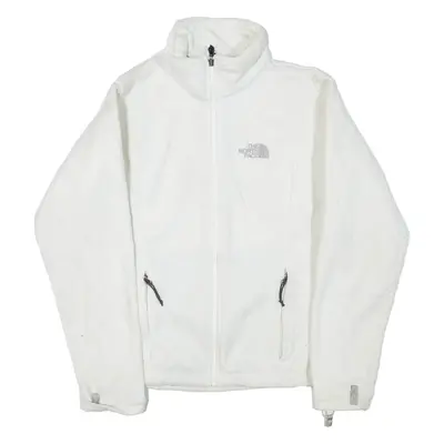 THE NORTH FACE Womens Fleece White High Neck M