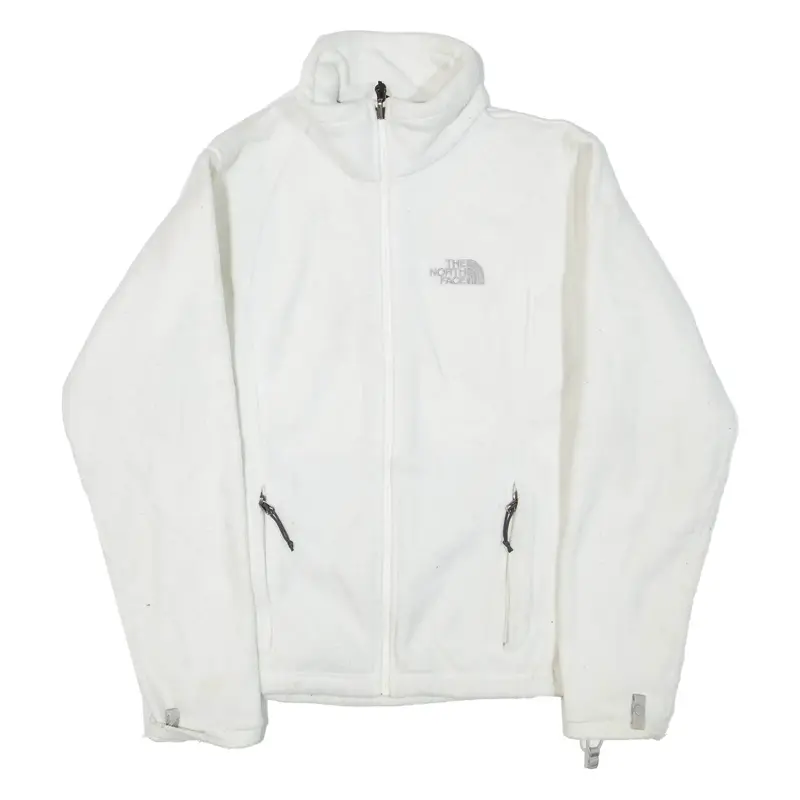 THE NORTH FACE Womens Fleece White High Neck M