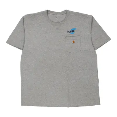 Carhartt T-Shirt - XL Grey Cotton