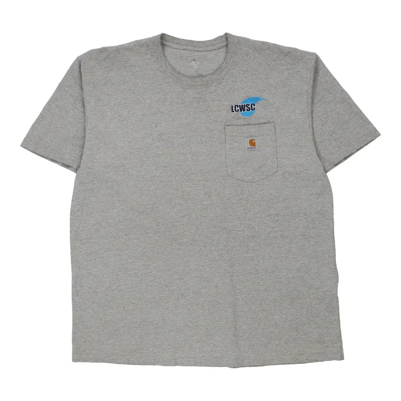 Carhartt T-Shirt - XL Grey Cotton