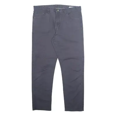 CALVIN KLEIN Mens Trousers Purple Slim Straight W36 L32