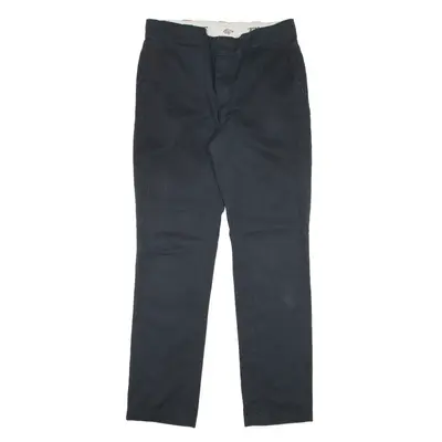 DICKIES 776F Workwear Trousers Black Slim Straight Womens W30 L30