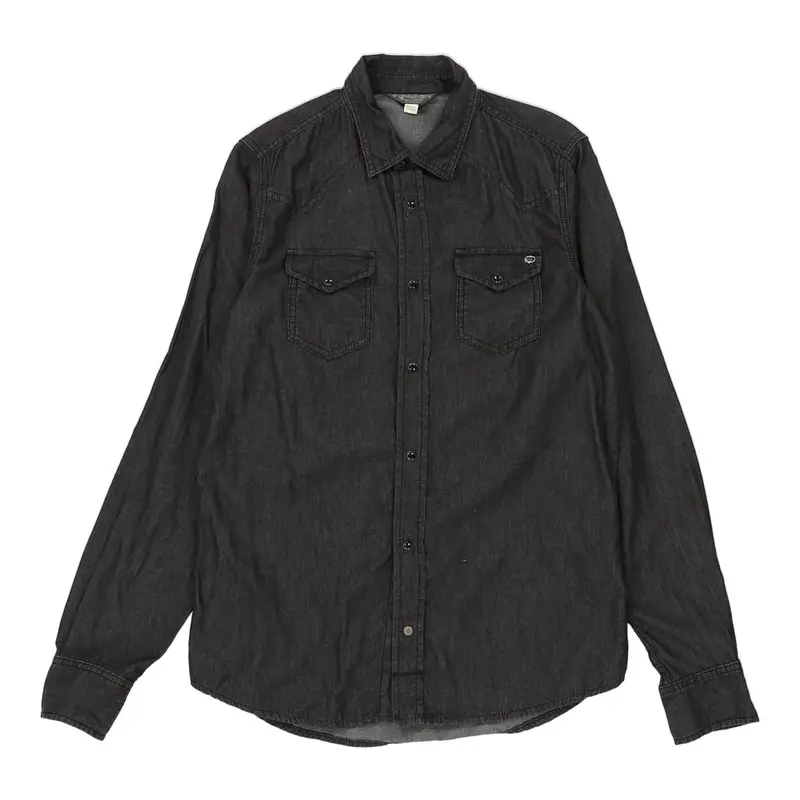 Diesel Shirt - Medium Black Cotton