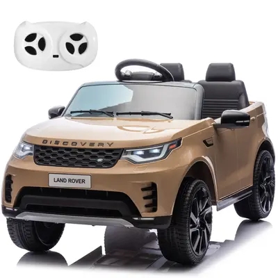 Garvee Ride P Series 12V Kids Ride On Car Land Rover Style Dual Motors 3 Speed Modes 4.5Ah Battery Safety Seatbelt Remote Con...