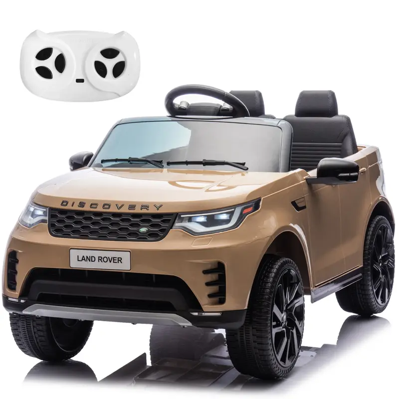Garvee Ride P Series 12V Kids Ride On Car Land Rover Style Dual Motors 3 Speed Modes 4.5Ah Battery Safety Seatbelt Remote Con...