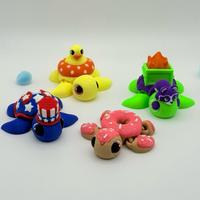 Baby Turtles | 3D Printed | Articulated Collectible for Desk Decoration Daisy Dogwood Floral Nature Ornaments