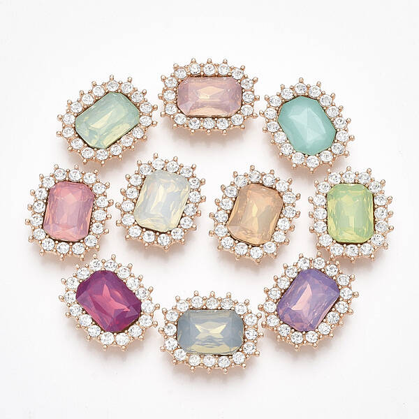 Glass Rhinestone Cabochons