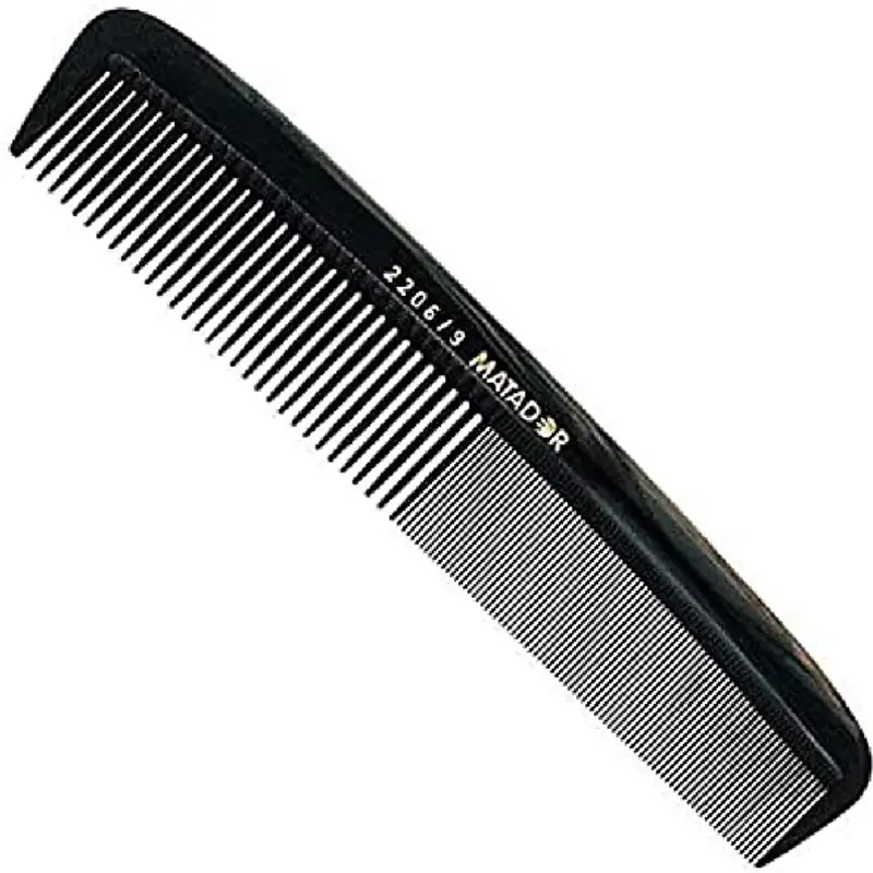 Eurostil Black whip comb 13 cm 1 unit