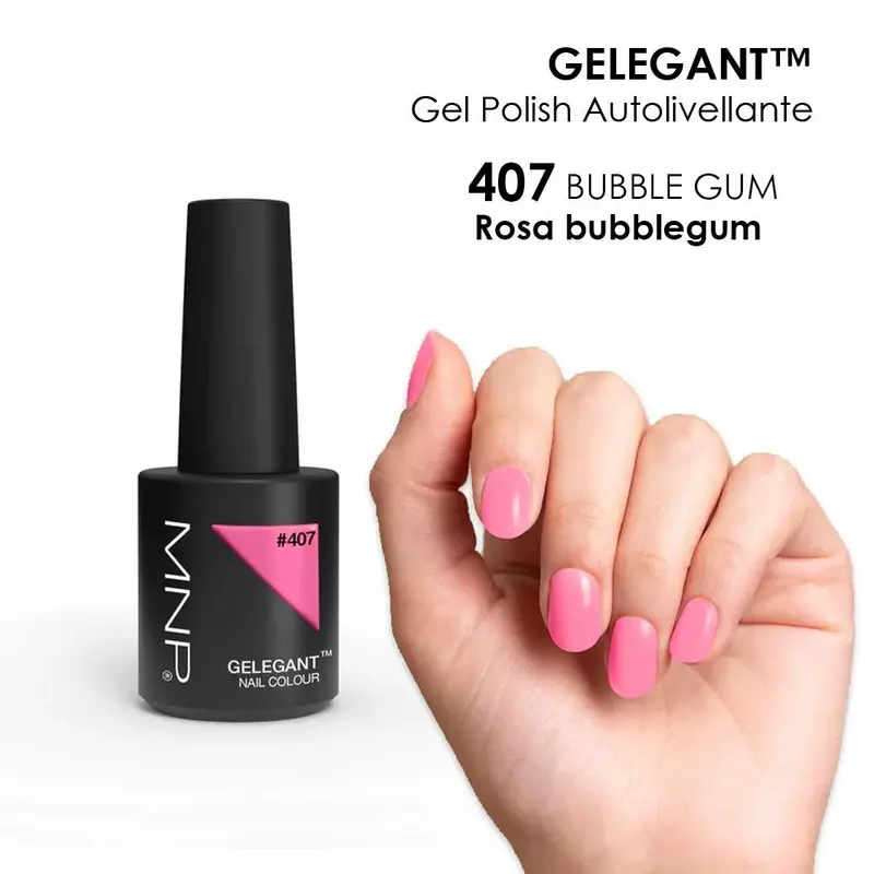 Mnp Mesauda Gelegant Smalto Semipermanente 8Ml 407 Bubble Gum
