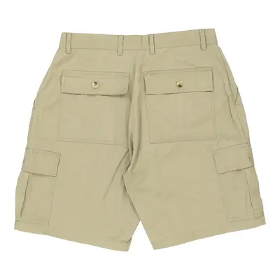 Sails Cargo Shorts - 33W 9L Beige Cotton