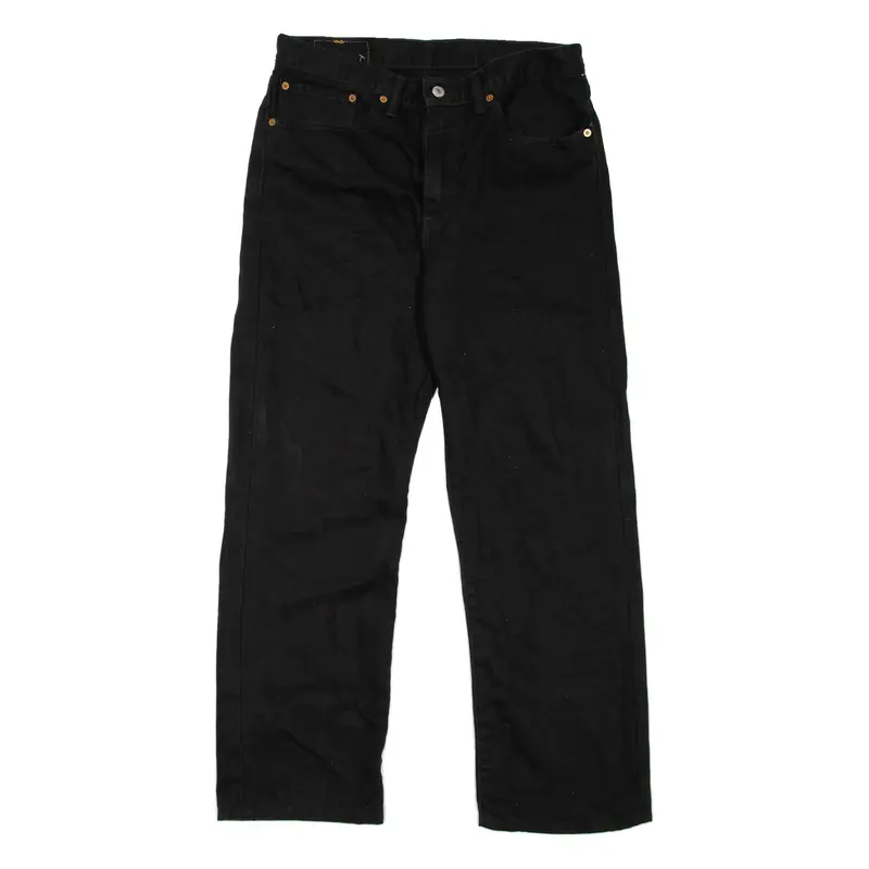LEVI'S 751 Jeans Mens Black Regular Straight W34 L29