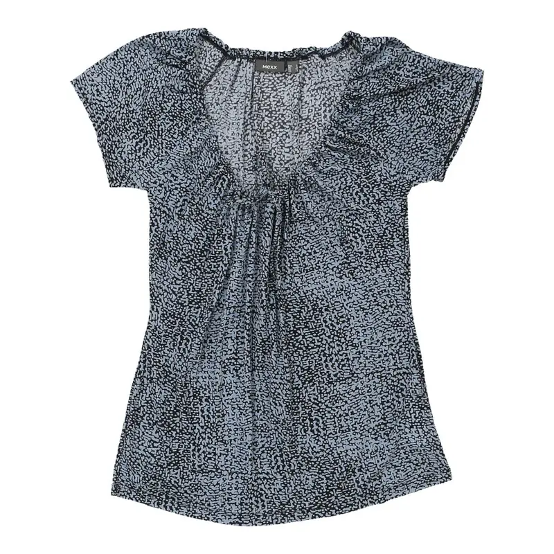 Mexx Blouse - Large Blue Polyamide