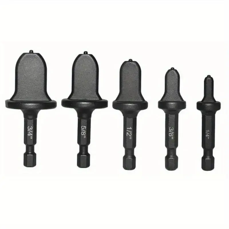 Tube Pipe Expander, Copper Hex Shank Imperial Pipe Expander, Tube Electric Drill Bit Flaring Tool