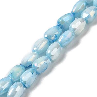 Electroplate Glass Beads Strands