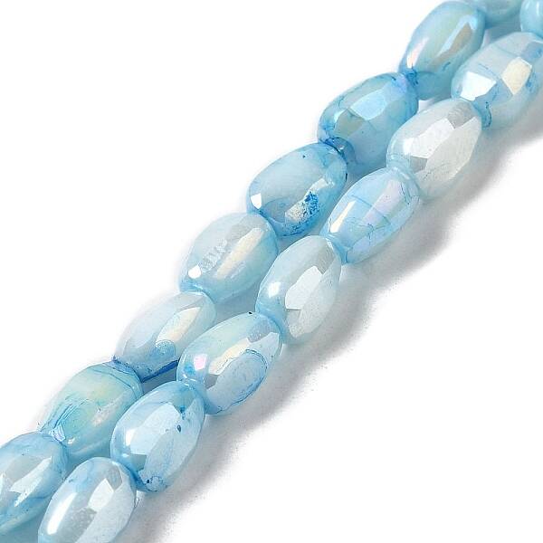 Electroplate Glass Beads Strands
