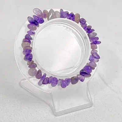 [super sale]Amethyst Chip Bracelet 18cm
