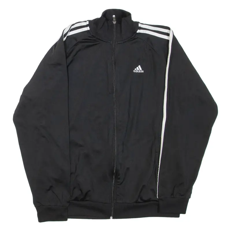 ADIDAS Boys Track Jacket Black 15-16Y