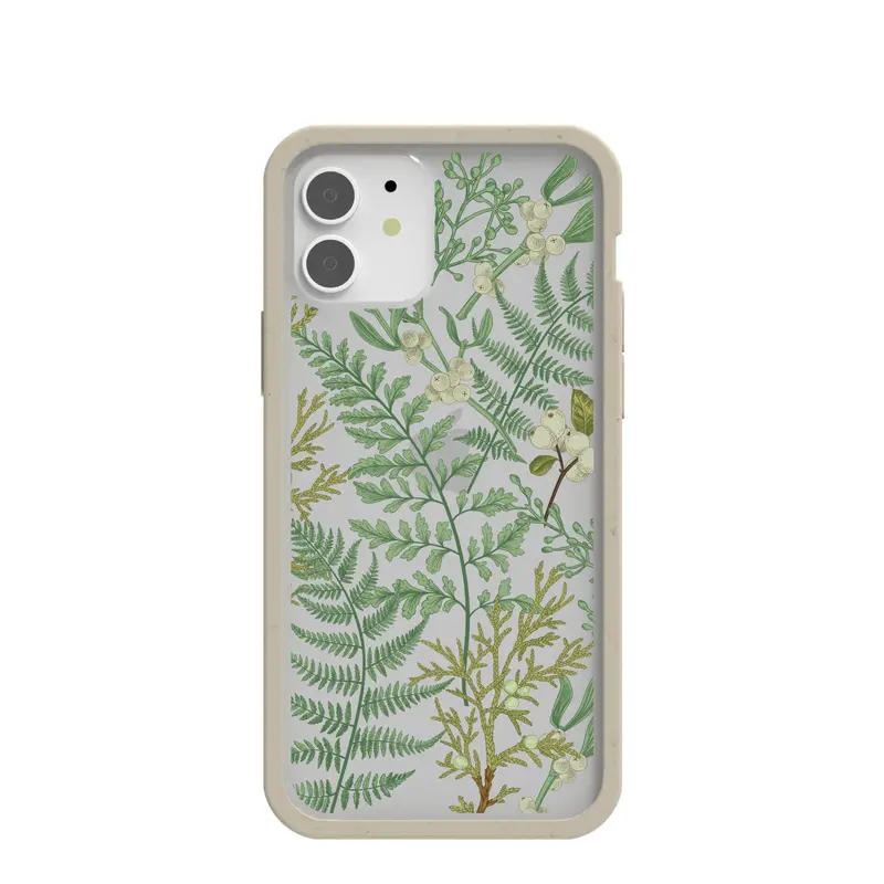 Clear Herbarium iPhone 12/ iPhone 12 Pro Case With London Fog Ridge