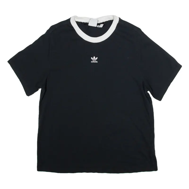 ADIDAS Womens T-Shirt Grey UK 12