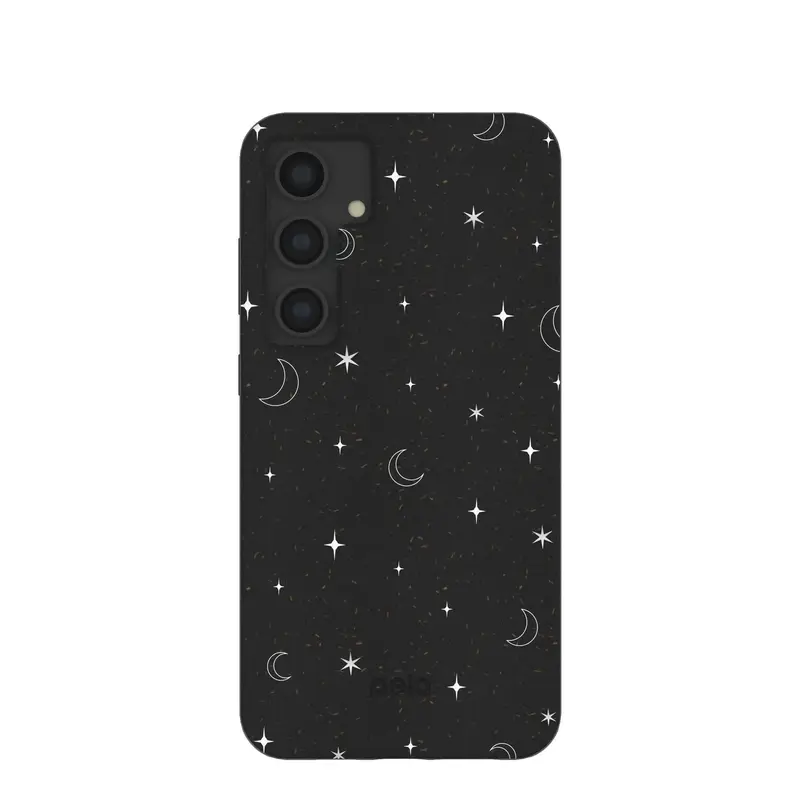 Black Quiet Stars Samsung Galaxy S24+(Plus) Case