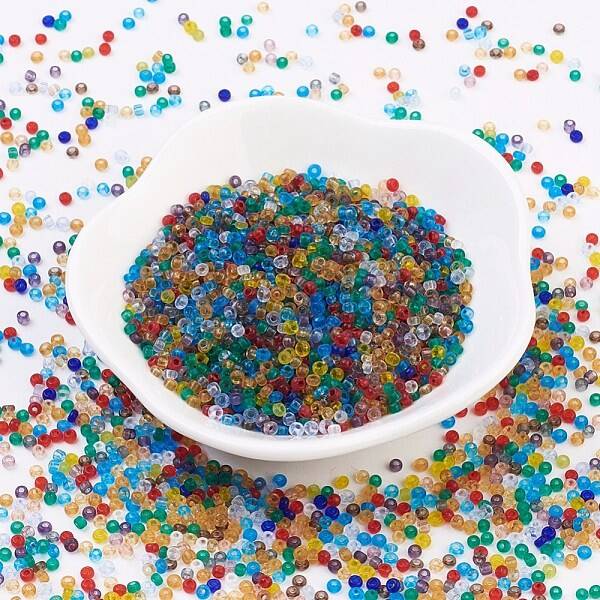 12/0 Grade A Transparent Glass Seed Beads