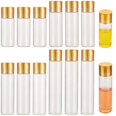 16Pcs 4 Style Glass Bead Containers