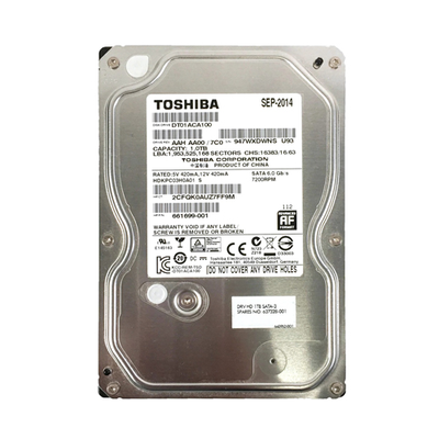 643952-001 HP 1TB 6Gb/s SATA 7200 3.5-inch 64MB Hard Drive
