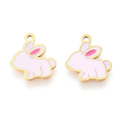 304 Stainless Steel Enamel Charms