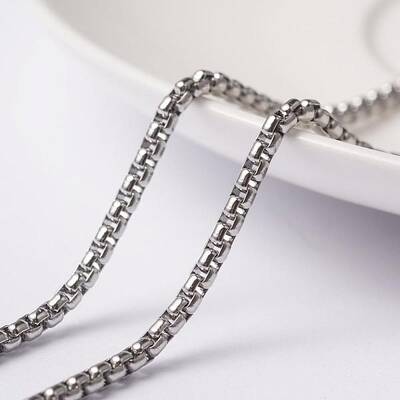 Tarnish Resistant 304 Stainless Steel Box Chains