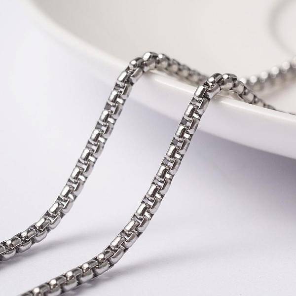 Tarnish Resistant 304 Stainless Steel Box Chains