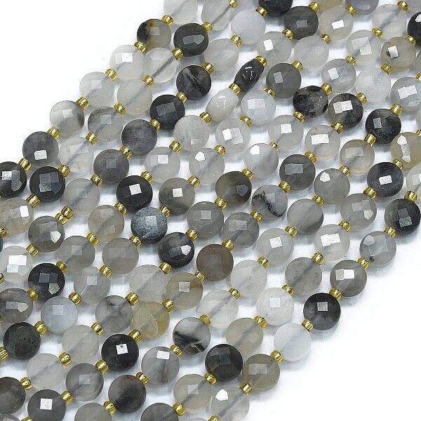 Natural Cloudy Quartz Beads Strands