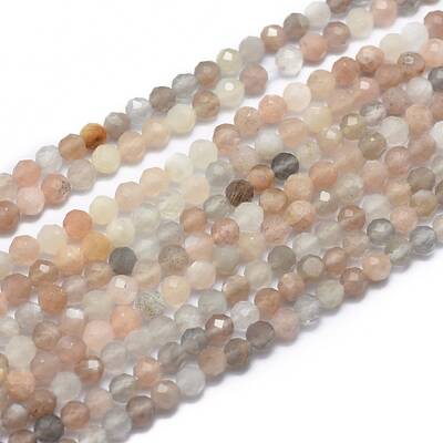 Natural Multi-Moonstone Beads Strands