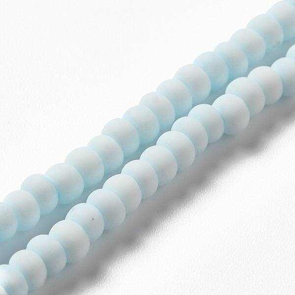 Handmade Frosted Porcelain Beads