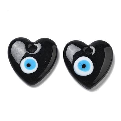 Handmade Evil Eye Lampwork Pendants