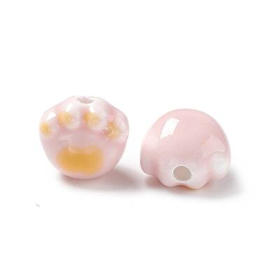 Handmade Printed Porcelain Beads