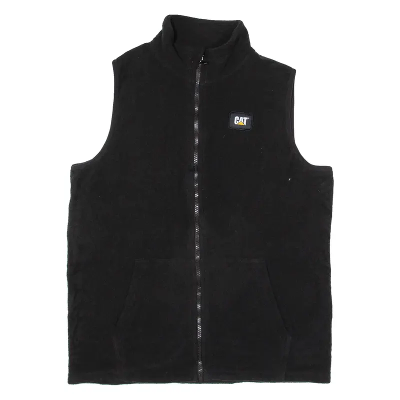CAT Boys Fleece Gilet Black 14-15Y