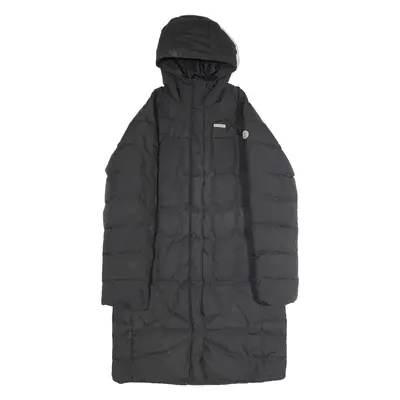 TIMBERLAND Womens Puffer Coat Black Hooded S