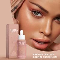 ZERlA DROPS sunless tanning drinkable drops for Face&Body -Melanin Boosting,Natural Glow,UV-Free,Hydrating Bronzer,No Sun Dam...