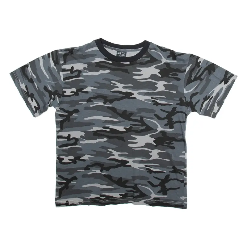 MIL-TEC Camo Mens T-Shirt Grey L