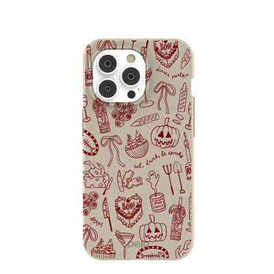 London Fog Spooky Dinner Party iPhone 14 Pro Case