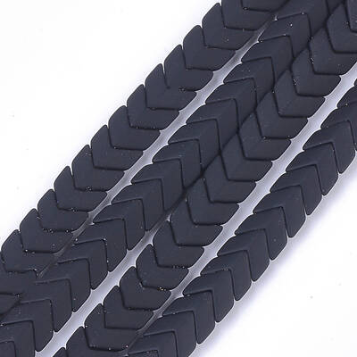 Spray Painted Non-magnetic Synthetic Hematite Beads Strands