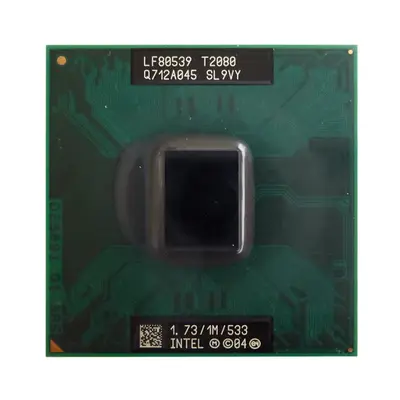 446812-001 HP 1.73GHz 533MHz FSB 1MB L2 Cache Socket PGA478 Intel Pentium T2080 Dual-Core Processor